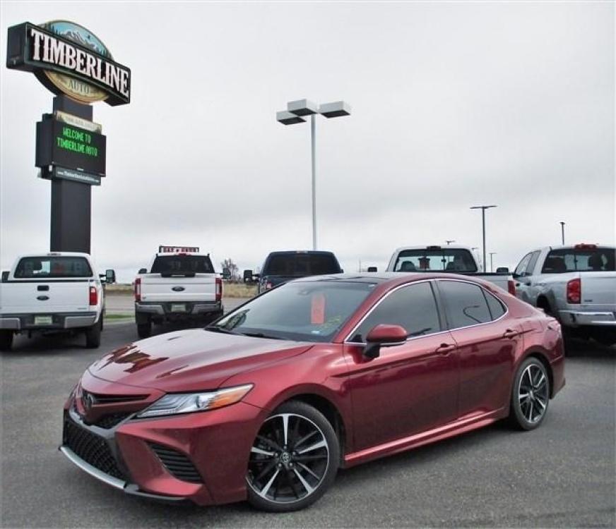 2018 RED TOYOTA CAMRY XSE (4T1BZ1HK1JU) with an 6 engine, Automatic transmission, located at 1580 E Lincoln Rd, Idaho Falls, ID, 83401, (208) 523-4000, 0.000000, 0.000000 - Photo #0