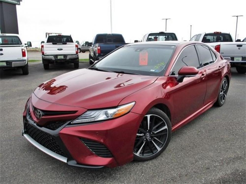 2018 RED TOYOTA CAMRY XSE (4T1BZ1HK1JU) with an 6 engine, Automatic transmission, located at 1580 E Lincoln Rd, Idaho Falls, ID, 83401, (208) 523-4000, 0.000000, 0.000000 - Photo #1