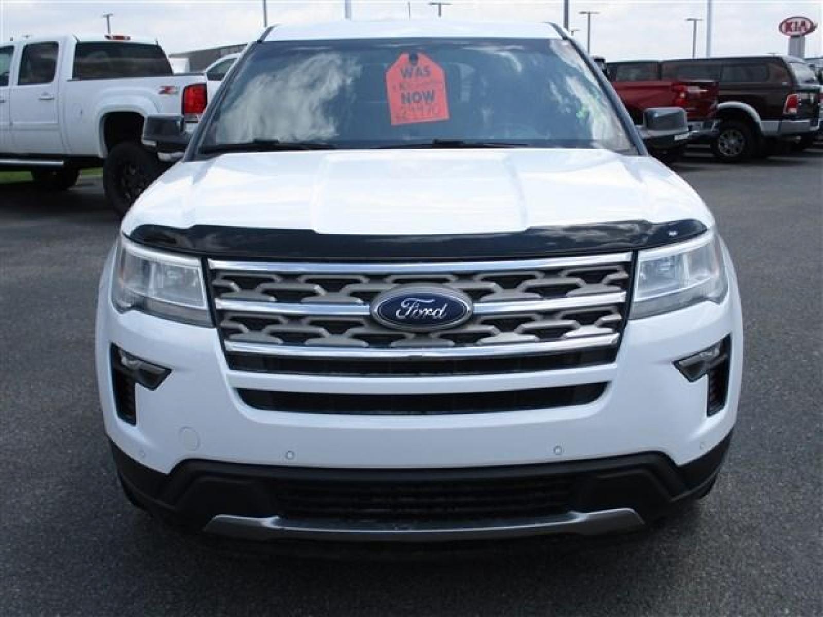 2018 WHITE /WHITE Ford Explorer XLT 4WD (1FM5K8D85JG) with an 3.5L V6 DOHC 24V engine, 6-Speed Automatic transmission, located at 1235 N Woodruff Ave., Idaho Falls, 83401, (208) 523-1053, 43.507172, -112.000488 - Photo #8