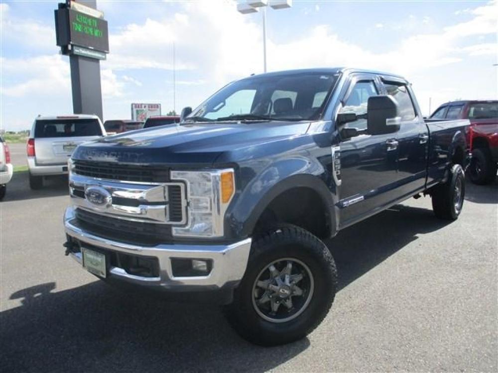 2017 BLUE /BLACK FORD F350 XLT (1FT8W3BT9HE) with an 8 engine, Automatic transmission, located at 1580 E Lincoln Rd, Idaho Falls, ID, 83401, (208) 523-4000, 0.000000, 0.000000 - 6.7L POWERSTROKE- 4WD- CREW CAB- LONG BED- DRIVEN 107,957 MILES- LEATHER INTERIOR. At Timberline Auto it is always easy to find a great deal for a great vehicle. We pride ourselves on our ability to go the extra mile. With our exprerienced sales team we will be able to find you the right rig - Photo #1