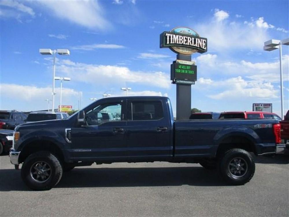 2017 BLUE /BLACK FORD F350 XLT (1FT8W3BT9HE) with an 8 engine, Automatic transmission, located at 1580 E Lincoln Rd, Idaho Falls, ID, 83401, (208) 523-4000, 0.000000, 0.000000 - 6.7L POWERSTROKE- 4WD- CREW CAB- LONG BED- DRIVEN 107,957 MILES- LEATHER INTERIOR. At Timberline Auto it is always easy to find a great deal for a great vehicle. We pride ourselves on our ability to go the extra mile. With our exprerienced sales team we will be able to find you the right rig - Photo #2