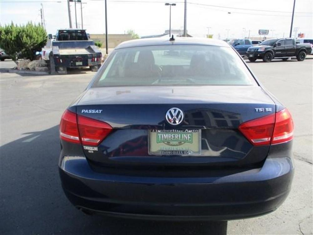 2014 BLUE VOLKSWAGEN PASSAT SE (1VWBT7A35EC) with an 4 engine, 5 Speed Manual transmission, located at 1580 E Lincoln Rd, Idaho Falls, ID, 83401, (208) 523-4000, 0.000000, 0.000000 - Photo #3