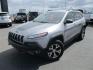 2015 SILVER /BLACK JEEP CHEROKEE TRAILHAWK (1C4PJMBS8FW) with an 6 engine, Automatic transmission, located at 1580 E Lincoln Rd, Idaho Falls, ID, 83401, (208) 523-4000, 0.000000, 0.000000 - 3.2L V6- 4WD- WAGON- DRIVEN 118,772 MILES- CLOTH/LEATHER COMPOSITE INTERIOR. At Timberline Auto it is always easy to find a great deal for a great vehicle. We pride ourselves on our ability to go the extra mile. With our exprerienced sales team we will be able to find you the right rig here on - Photo #1