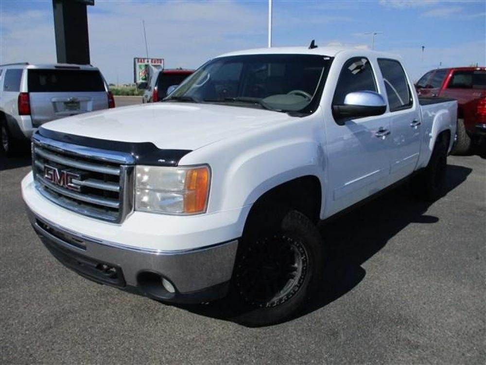 2012 WHITE /GREY GMC SIERRA 1500 SLE (3GTP2VE76CG) with an 8 engine, Automatic transmission, located at 1580 E Lincoln Rd, Idaho Falls, ID, 83401, (208) 523-4000, 0.000000, 0.000000 - Photo #1