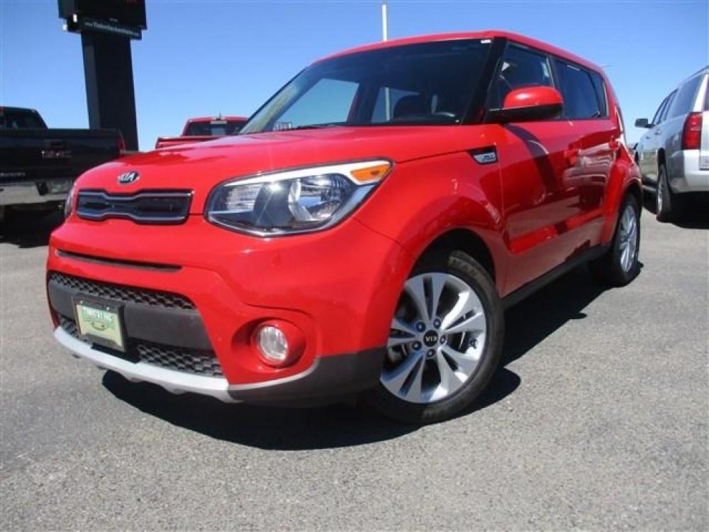2019 RED /GREY KIA SOUL + (KNDJP3A55K7) with an 4 engine, Automatic transmission, located at 1580 E Lincoln Rd, Idaho Falls, ID, 83401, (208) 523-4000, 0.000000, 0.000000 - Photo #1