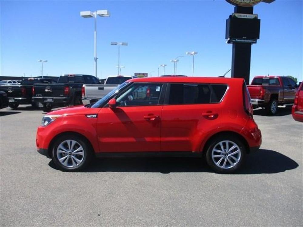 2019 RED /GREY KIA SOUL + (KNDJP3A55K7) with an 4 engine, Automatic transmission, located at 1580 E Lincoln Rd, Idaho Falls, ID, 83401, (208) 523-4000, 0.000000, 0.000000 - Photo #2