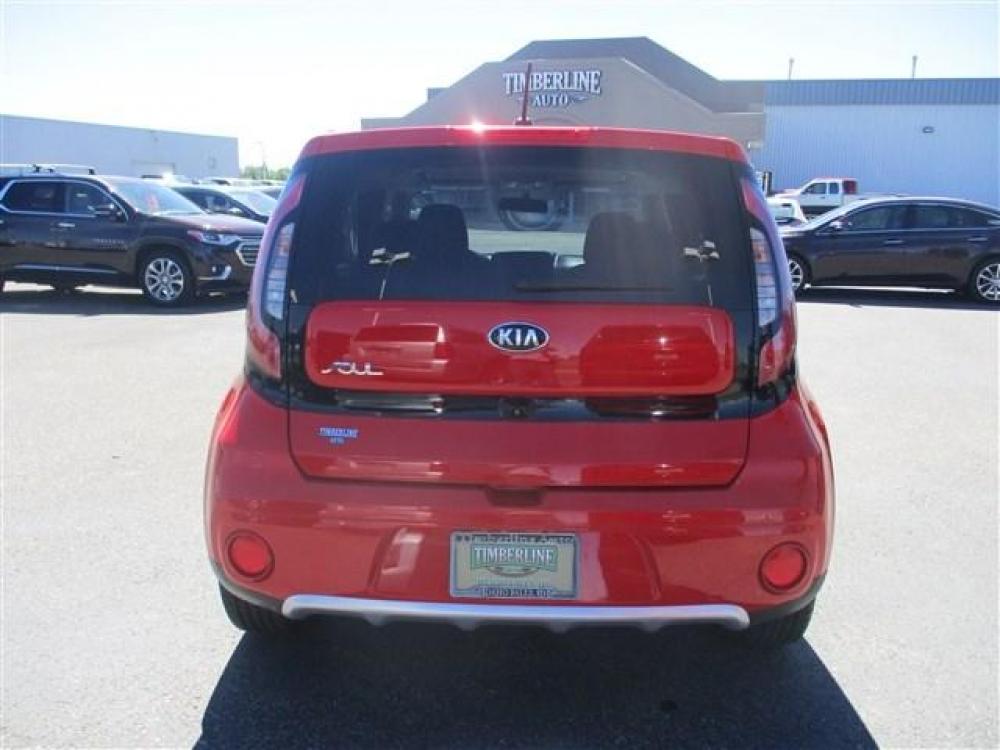 2019 RED /GREY KIA SOUL + (KNDJP3A55K7) with an 4 engine, Automatic transmission, located at 1580 E Lincoln Rd, Idaho Falls, ID, 83401, (208) 523-4000, 0.000000, 0.000000 - Photo #4
