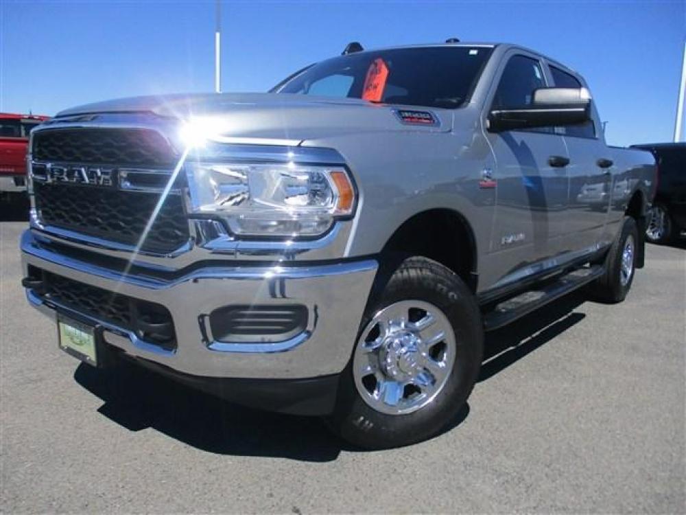 2021 SILVER /GREY RAM 3500 TRADESMAN (3C63R3CLXMG) with an 6 engine, Automatic transmission, located at 1580 E Lincoln Rd, Idaho Falls, ID, 83401, (208) 523-4000, 0.000000, 0.000000 - 6.7L CUMMINS- AISIN TRANSMISSION- 4WD- CREW CAB- STANDARD BED- DRIVEN 6,822 MILES- CLOTH INTERIOR. At Timberline Auto it is always easy to find a great deal for a great vehicle. We pride ourselves on our ability to go the extra mile. With our exprerienced sales team we will be able to find you - Photo #1
