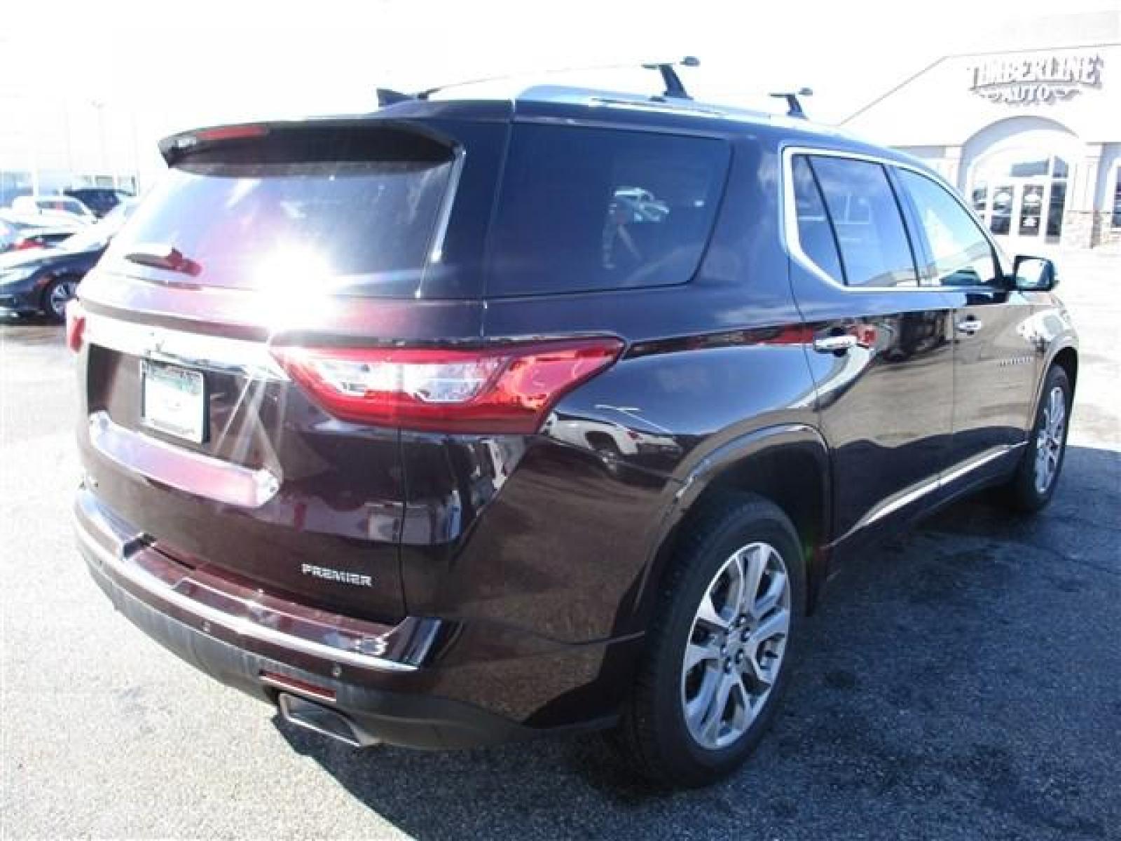2020 PURPLE /GREY CHEVROLET TRAVERSE PREMIER (1GNEVKKW6LJ) with an 6 engine, Automatic transmission, located at 1235 N Woodruff Ave., Idaho Falls, 83401, (208) 523-1053, 43.507172, -112.000488 - PERFECT CONDITION DARK PURPLE PAINT WITH PREMIER SILVER INTERIOR. NEW FIRESTONE TIRES. HEATED AND COOLED SEATS. HEATED STEERING WHEEL. REAR HEATED SEATS. COLLISION AVOIDANCE. DOUBLE SUNROOF. BOSE PREMIUM SURROUND. DRIVER MEMORY SEATS. WIRELESS CHARGING. REMOTE START. REMOTE LIFTGATE. LANE ASSIST. 4X - Photo #5