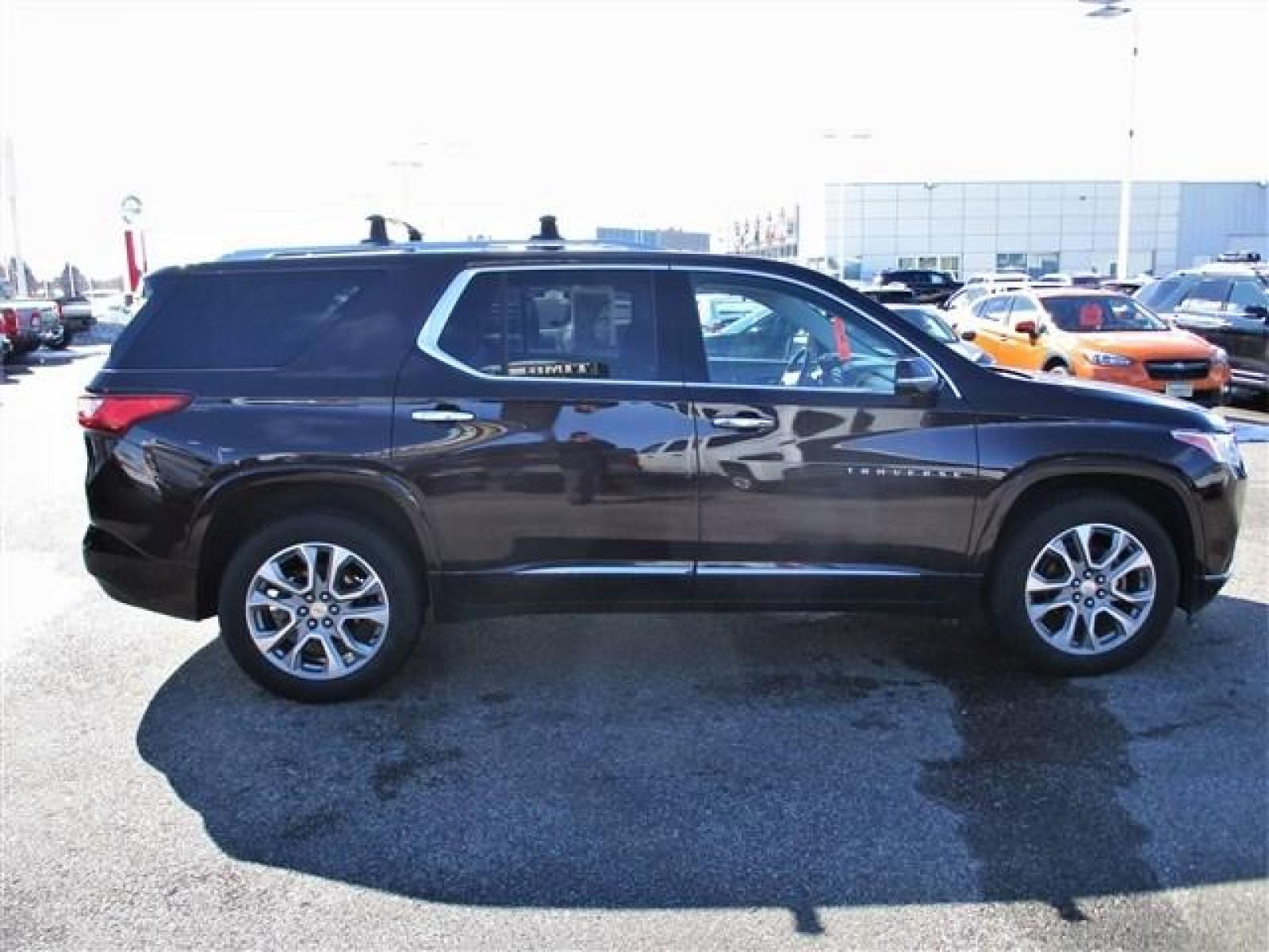 2020 PURPLE /GREY CHEVROLET TRAVERSE PREMIER (1GNEVKKW6LJ) with an 6 engine, Automatic transmission, located at 1580 E Lincoln Rd, Idaho Falls, ID, 83401, (208) 523-4000, 0.000000, 0.000000 - PERFECT CONDITION DARK PURPLE PAINT WITH PREMIER SILVER INTERIOR. NEW FIRESTONE TIRES. HEATED AND COOLED SEATS. HEATED STEERING WHEEL. REAR HEATED SEATS. COLLISION AVOIDANCE. DOUBLE SUNROOF. BOSE PREMIUM SURROUND. DRIVER MEMORY SEATS. WIRELESS CHARGING. REMOTE START. REMOTE LIFTGATE. LANE ASSIST. 4X - Photo #6