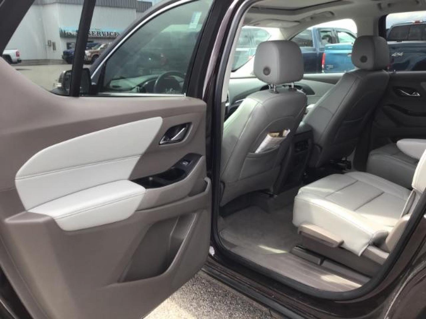 2020 Black Cherry Metallic /Jet Black/Dark Galvanized, leather Chevrolet Traverse Premier AWD (1GNEVKKW6LJ) with an 3.6L V6 DOHC 24V engine, 9-Speed Automatic transmission, located at 1235 N Woodruff Ave., Idaho Falls, 83401, (208) 523-1053, 43.507172, -112.000488 - Leather, 3rd row seating, rear entertainment, heated and cooled seats. **At Timberline Auto it is always easy to find a great deal on your next vehicle! Our experienced sales staff can help find the right vehicle that will fit your needs. Our knowledgeable finance department has options for almost a - Photo#12