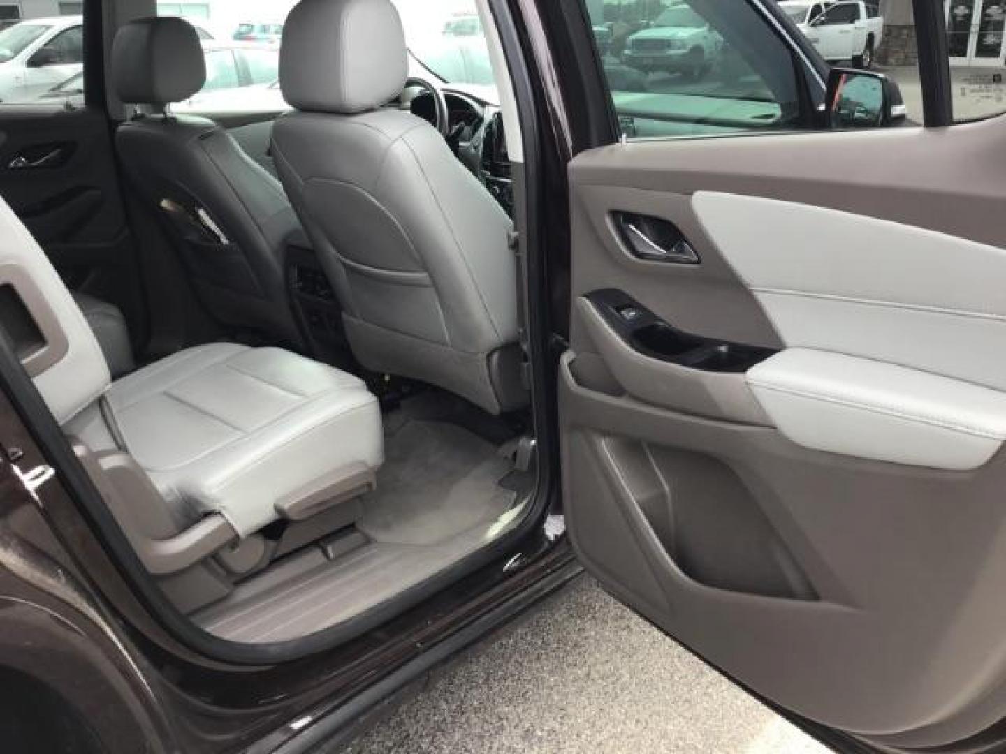 2020 Black Cherry Metallic /Jet Black/Dark Galvanized, leather Chevrolet Traverse Premier AWD (1GNEVKKW6LJ) with an 3.6L V6 DOHC 24V engine, 9-Speed Automatic transmission, located at 1235 N Woodruff Ave., Idaho Falls, 83401, (208) 523-1053, 43.507172, -112.000488 - Leather, 3rd row seating, rear entertainment, heated and cooled seats. **At Timberline Auto it is always easy to find a great deal on your next vehicle! Our experienced sales staff can help find the right vehicle that will fit your needs. Our knowledgeable finance department has options for almost a - Photo#15