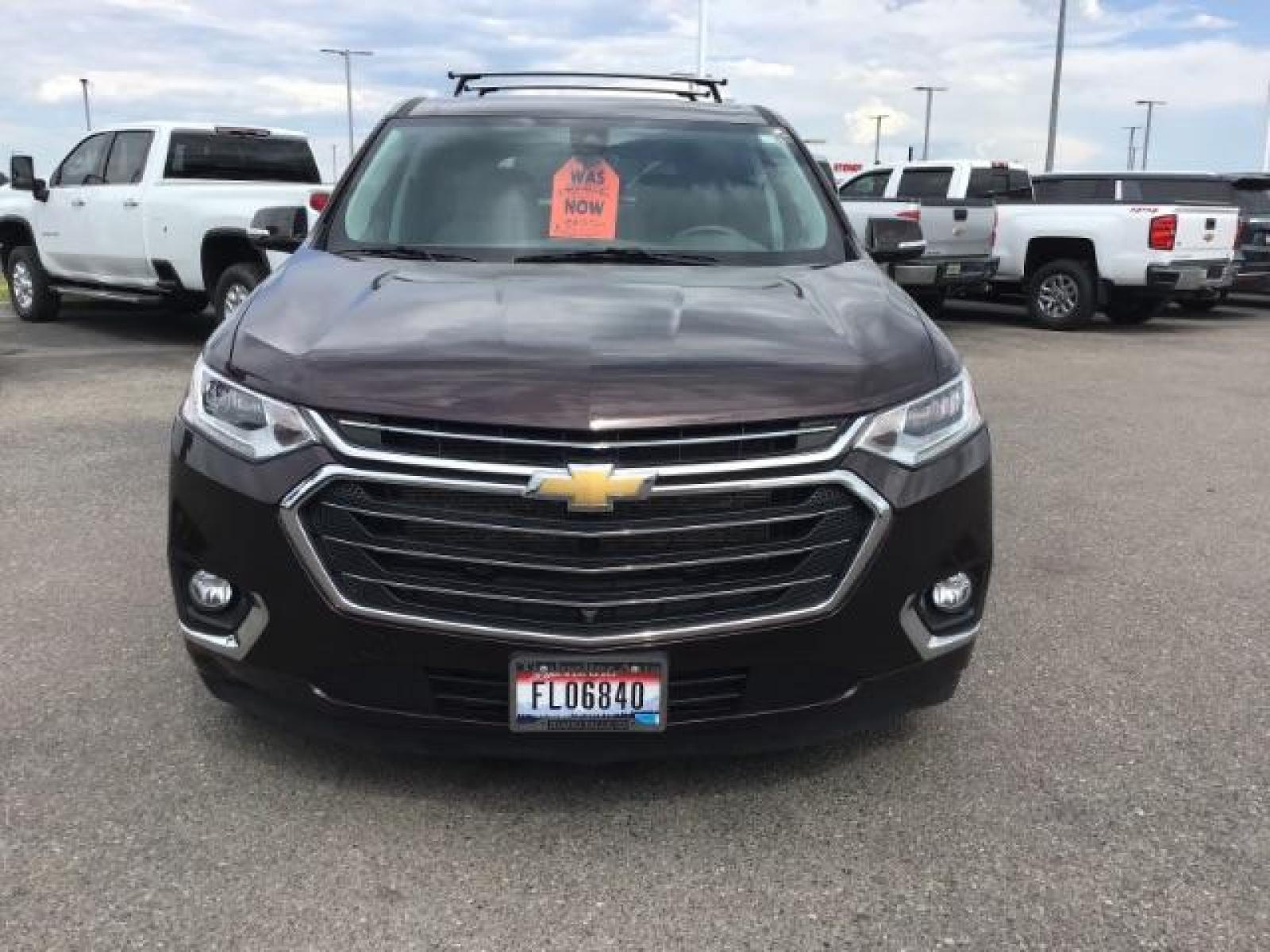 2020 Black Cherry Metallic /Jet Black/Dark Galvanized, leather Chevrolet Traverse Premier AWD (1GNEVKKW6LJ) with an 3.6L V6 DOHC 24V engine, 9-Speed Automatic transmission, located at 1235 N Woodruff Ave., Idaho Falls, 83401, (208) 523-1053, 43.507172, -112.000488 - Here's your new pre-owned 3rd row SUV with a lot of driver safety, comfort, and drivability options! Make loading up the family easy with the pass through seating in the second row or have all the cargo room you need when you lay down all the seats in the back! The exterior is a rare purple color an - Photo #8