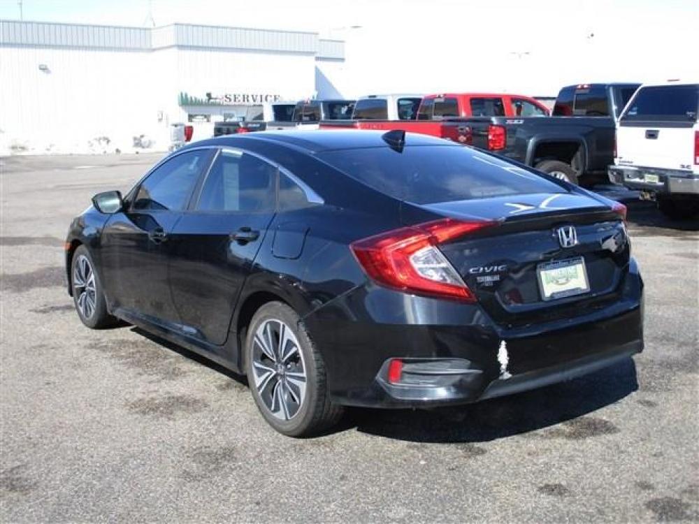 2017 BLACK /BLACK HONDA CIVIC EXL (19XFC1F78HE) with an 4 engine, Automatic transmission, located at 1580 E Lincoln Rd, Idaho Falls, ID, 83401, (208) 523-4000, 0.000000, 0.000000 - Photo #3