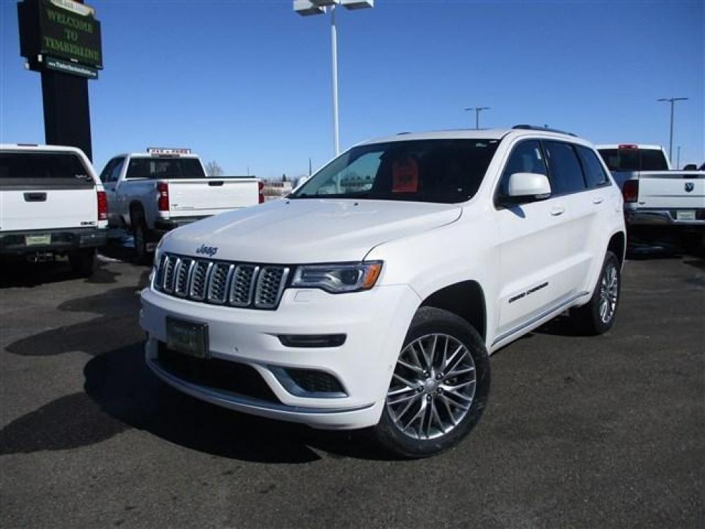 2018 WHITE /BLACK JEEP GRAND CHEROKEE SUMMIT (1C4RJFJTXJC) with an 8 engine, Automatic transmission, located at 1580 E Lincoln Rd, Idaho Falls, ID, 83401, (208) 523-4000, 0.000000, 0.000000 - 5.7L HEMI- 4WD- ADJUSTABLE SUSPENSION- WAGON- DRIVEN 49,496 MILES- LEATHER INTERIOR. At Timberline Auto it is always easy to find a great deal for a great vehicle. We pride ourselves on our ability to go the extra mile. With our exprerienced sales team we will be able to find you the right rig - Photo #1