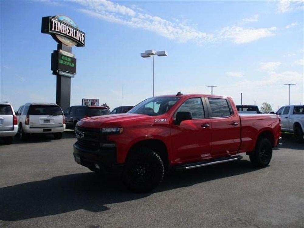 2019 RED /BLACK CHEVROLET 1500 TRAIL BOSS (1GCPYFED3KZ) with an 8 engine, Automatic transmission, located at 1580 E Lincoln Rd, Idaho Falls, ID, 83401, (208) 523-4000, 0.000000, 0.000000 - 5.3L V8- 4WD- CREW CAB- STANDARD BED- DRIVEN 43,699 MILES- PREMIUM CLOTH INTERIOR. At Timberline Auto it is always easy to find a great deal for a great vehicle. We pride ourselves on our ability to go the extra mile. With our exprerienced sales team we will be able to find you the right rig h - Photo #0