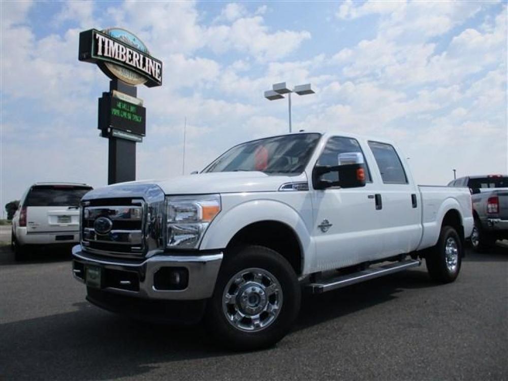 2014 WHITE /TAN FORD F350 XLT (1FT8W3BT9EE) with an 8 engine, Automatic transmission, located at 1580 E Lincoln Rd, Idaho Falls, ID, 83401, (208) 523-4000, 0.000000, 0.000000 - Photo #0