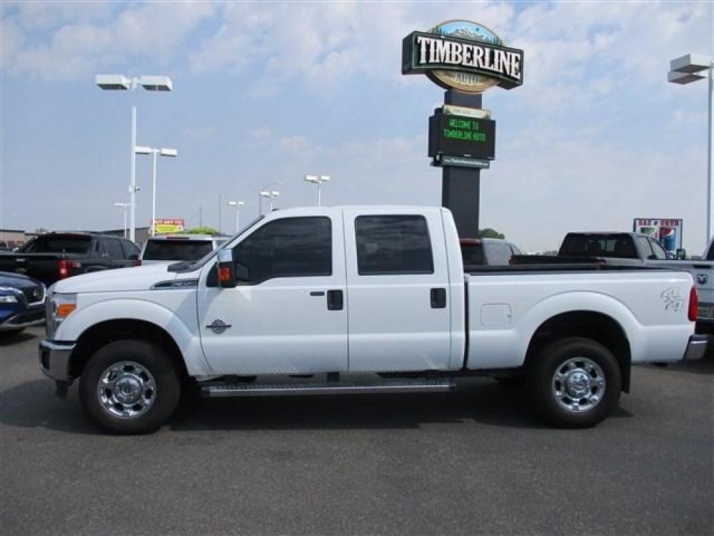 2014 WHITE /TAN FORD F350 XLT (1FT8W3BT9EE) with an 8 engine, Automatic transmission, located at 1580 E Lincoln Rd, Idaho Falls, ID, 83401, (208) 523-4000, 0.000000, 0.000000 - Photo #2