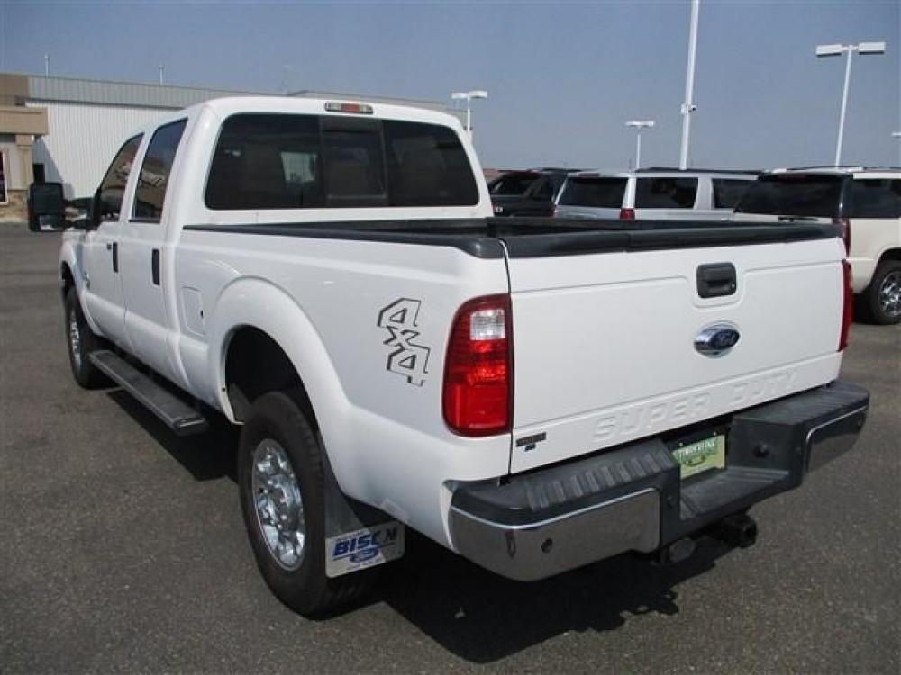 2014 WHITE /TAN FORD F350 XLT (1FT8W3BT9EE) with an 8 engine, Automatic transmission, located at 1580 E Lincoln Rd, Idaho Falls, ID, 83401, (208) 523-4000, 0.000000, 0.000000 - Photo #3