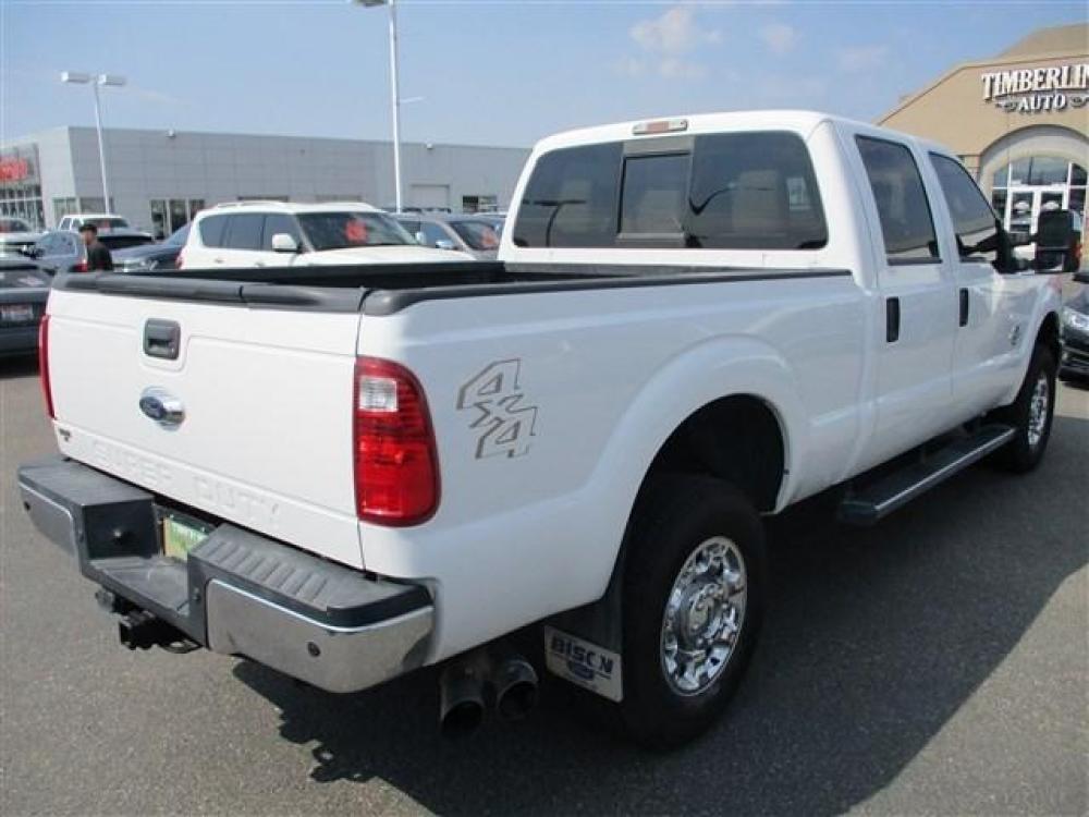 2014 WHITE /TAN FORD F350 XLT (1FT8W3BT9EE) with an 8 engine, Automatic transmission, located at 1580 E Lincoln Rd, Idaho Falls, ID, 83401, (208) 523-4000, 0.000000, 0.000000 - Photo #5