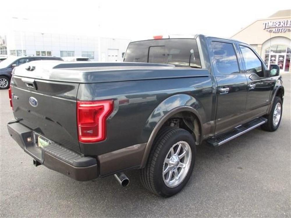 2015 GREEN /BLACK FORD F150 SUPERCREW LARIAT (1FTEW1EG2FK) with an 6 engine, Automatic transmission, located at 1580 E Lincoln Rd, Idaho Falls, ID, 83401, (208) 523-4000, 0.000000, 0.000000 - Photo #5