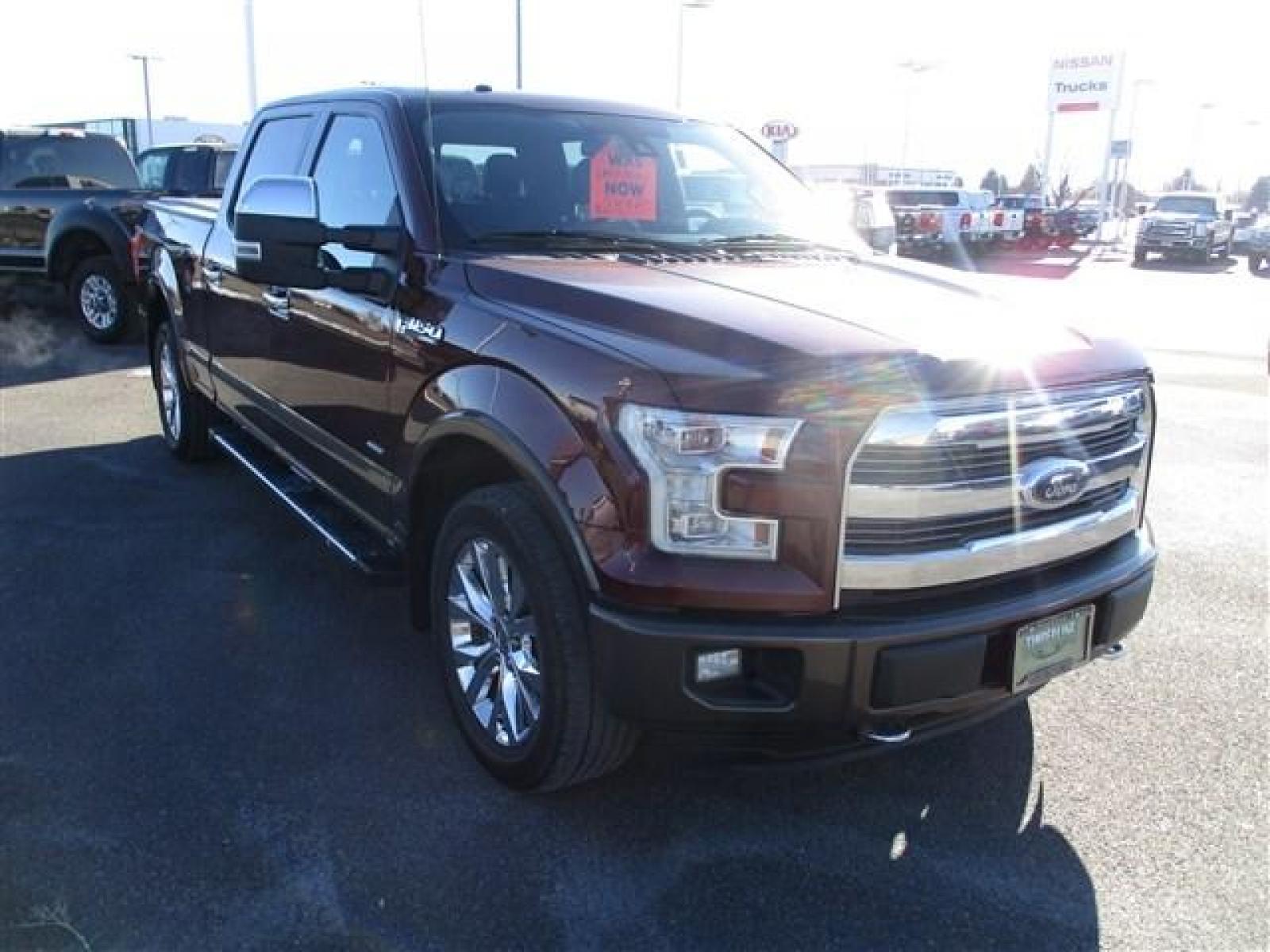 2015 MAROON FORD F150 SUPERCREW (1FTFW1EG4FF) with an 6 engine, Automatic transmission, located at 1580 E Lincoln Rd, Idaho Falls, ID, 83401, (208) 523-4000, 0.000000, 0.000000 - REALLY RARE TWO TONE PAINT ON THIS FX4 F150 ECOBOOST! WE'VE GOT BRAND NEW KHUMO VENTURE AT3 TIRES ON THE WAY FOR IT. ITS GOT A SPRAY IN BED LINER AND A SOFT TUXEDO TONNEAU COVER. COMES WITH FORD'S FACTORY RUNNING BOARDS. IT HAS THE SOFT DROP TAILGATE WITH THE STEP INSIDE. HAS FULL SIZED WEATHER TECH - Photo #7