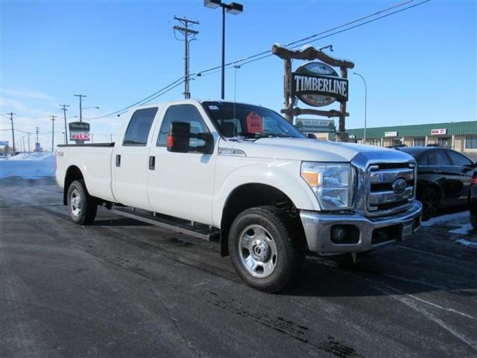 2014 WHITE /GRAY FORD F350 SUPER DUTY (1FT8W3B60EE) with an 8 engine, 6 Speed Automatic transmission, located at 1580 E Lincoln Rd, Idaho Falls, ID, 83401, (208) 523-4000, 0.000000, 0.000000 - Photo #4