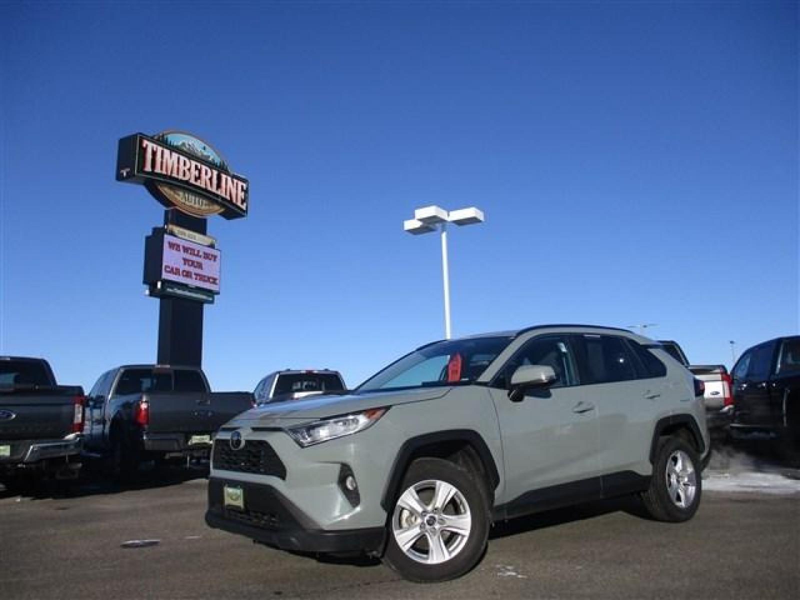 2021 GREY /LUNAR ROCK /GREY TOYOTA RAV4 XLE (2T3W1RFV6MW) with an 4 engine, Automatic transmission, located at 1235 N Woodruff Ave., Idaho Falls, 83401, (208) 523-1053, 43.507172, -112.000488 - This Lunar Rock grey 2021 Toyota Rav4 XLE looks as new as it is! Toyota claims their Rav4's can reach upwards of 28 MPG in the city and 35 MPG on the highway! This specific model comes with blind spot monitors, lane assist, adaptive cruise control, back up camera, bluetooth connectivity, and so much - Photo #0