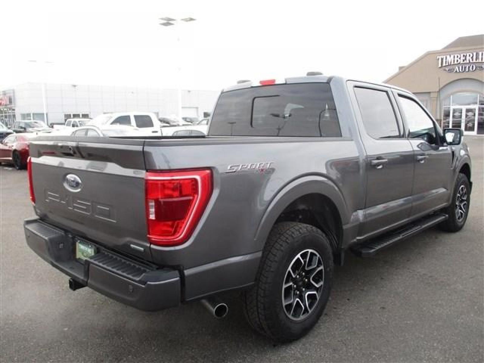 2022 GRAY /BLACK FORD F150 SPORT (1FTFW1E86NK) with an 6 engine, located at 1235 N Woodruff Ave., Idaho Falls, 83401, (208) 523-1053, 43.507172, -112.000488 - Still has the new car smell! They don't make XLT's like they used to. This near base model halfton pickup is comparable to older model upper packages. Outside you see the factory sport wheels, wide running boards, and color matched bumpers. Inside you see an inviting cloth grey interior with dual po - Photo #5
