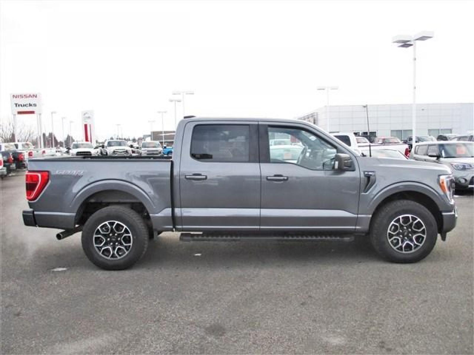 2022 GRAY /BLACK FORD F150 SPORT (1FTFW1E86NK) with an 6 engine, located at 1235 N Woodruff Ave., Idaho Falls, 83401, (208) 523-1053, 43.507172, -112.000488 - Still has the new car smell! They don't make XLT's like they used to. This near base model halfton pickup is comparable to older model upper packages. Outside you see the factory sport wheels, wide running boards, and color matched bumpers. Inside you see an inviting cloth grey interior with dual po - Photo #6