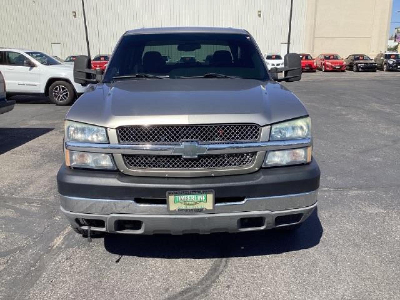 2003 Light Pewter Metallic /Dark Charcoal Cloth Interior Chevrolet Silverado 2500HD LS Crew Cab Short Bed 4WD (1GCHK23183F) with an 6.6L V8 OHV 32V TURBO DIESEL engine, 5-Speed Automatic transmission, located at 1235 N Woodruff Ave., Idaho Falls, 83401, (208) 523-1053, 43.507172, -112.000488 - The 2003 Chevrolet Silverado 2500 Duramax is a robust and capable heavy-duty truck, particularly renowned for its towing and hauling capabilities. Here are some of its key features: Engine: The standout feature of the 2003 Silverado 2500 Duramax is its 6.6-liter Duramax turbocharged diesel V8 engin - Photo #5