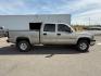 2003 Light Pewter Metallic /Dark Charcoal Cloth Interior Chevrolet Silverado 2500HD LS Crew Cab Short Bed 4WD (1GCHK23183F) with an 6.6L V8 OHV 32V TURBO DIESEL engine, 5-Speed Automatic transmission, located at 1235 N Woodruff Ave., Idaho Falls, 83401, (208) 523-1053, 43.507172, -112.000488 - At Timberline Auto, finding a great deal on your next vehicle is always easy! Our experienced sales staff's goal is to help find you the right vehicle at the right price! Our knowledgeable finance department has options for almost any credit score. We offer extended service contract options to prote - Photo#5