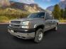 2003 Light Pewter Metallic /Dark Charcoal Cloth Interior Chevrolet Silverado 2500HD LS Crew Cab Short Bed 4WD (1GCHK23183F) with an 6.6L V8 OHV 32V TURBO DIESEL engine, 5-Speed Automatic transmission, located at 1235 N Woodruff Ave., Idaho Falls, 83401, (208) 523-1053, 43.507172, -112.000488 - At Timberline Auto, finding a great deal on your next vehicle is always easy! Our experienced sales staff's goal is to help find you the right vehicle at the right price! Our knowledgeable finance department has options for almost any credit score. We offer extended service contract options to prote - Photo#0