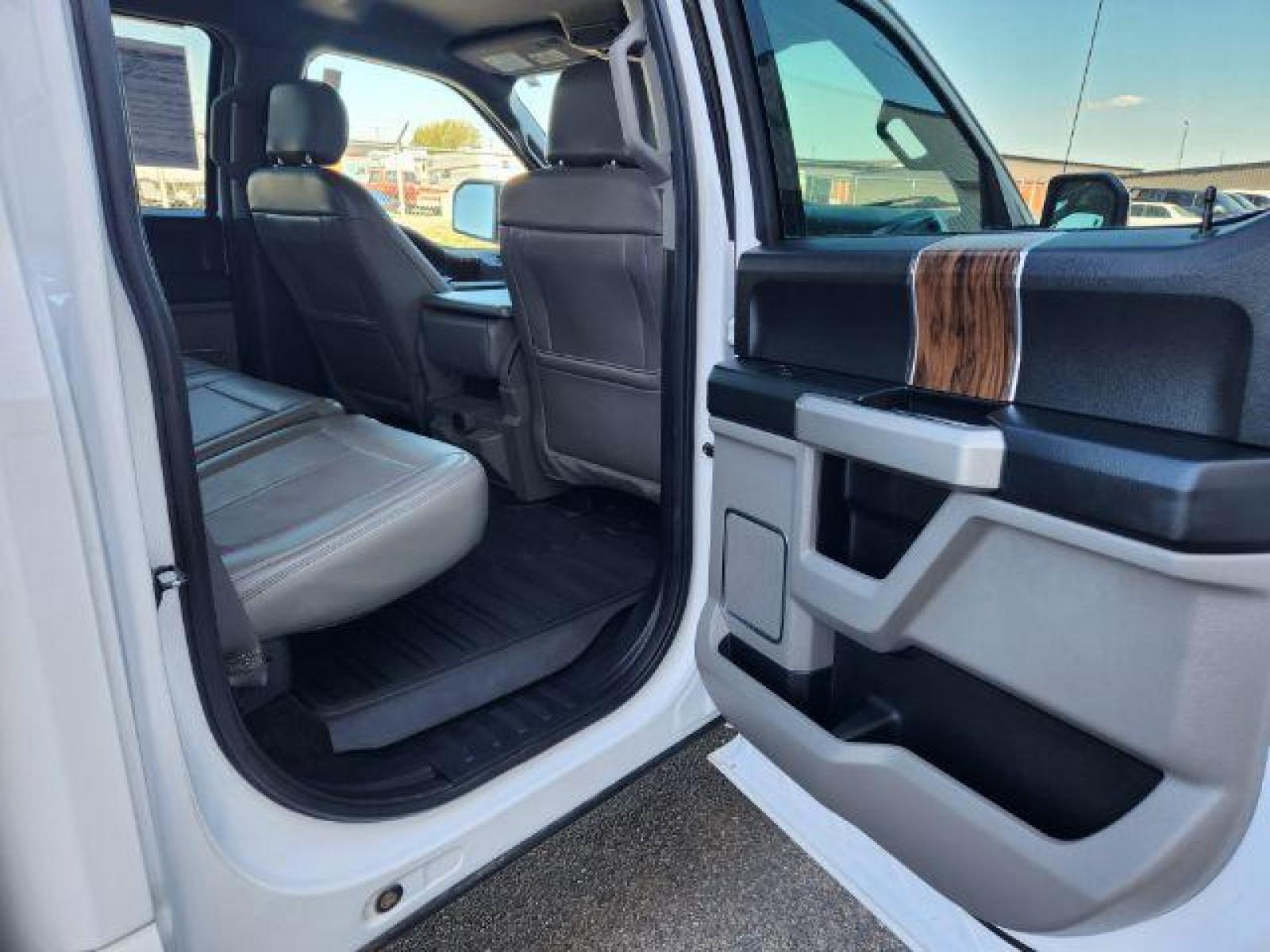 2018 White Platinum Metallic Tri-Coat /Medium Earth Gray, leather Ford F-150 Lariat SuperCrew 6.5-ft. Bed 4WD (1FTEW1EG1JK) with an 3.5L V6 TURBO engine, Automatic transmission, located at 1235 N Woodruff Ave., Idaho Falls, 83401, (208) 523-1053, 43.507172, -112.000488 - The 3.5L EcoBoost is an absolute powerhouse with 375 Horsepower, 470 torque, and a max towing capacity of 14,000lbs! This truck and all its power can still achieve up to 17 MPG in town and up to 23 MPG out on the highway! Not only is it strong and efficient, but it also very comfortable with its 6 l - Photo #17