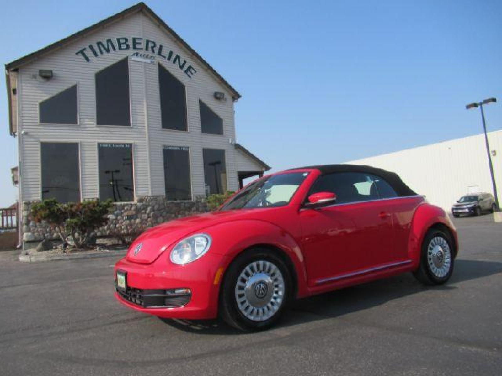 2015 RED /RED Volkswagen Beetle 1.8T PZEV Convertible (3VW517AT7FM) , 6-Speed Automatic transmission, located at 1235 N Woodruff Ave., Idaho Falls, 83401, (208) 523-1053, 43.507172, -112.000488 - Photo #0