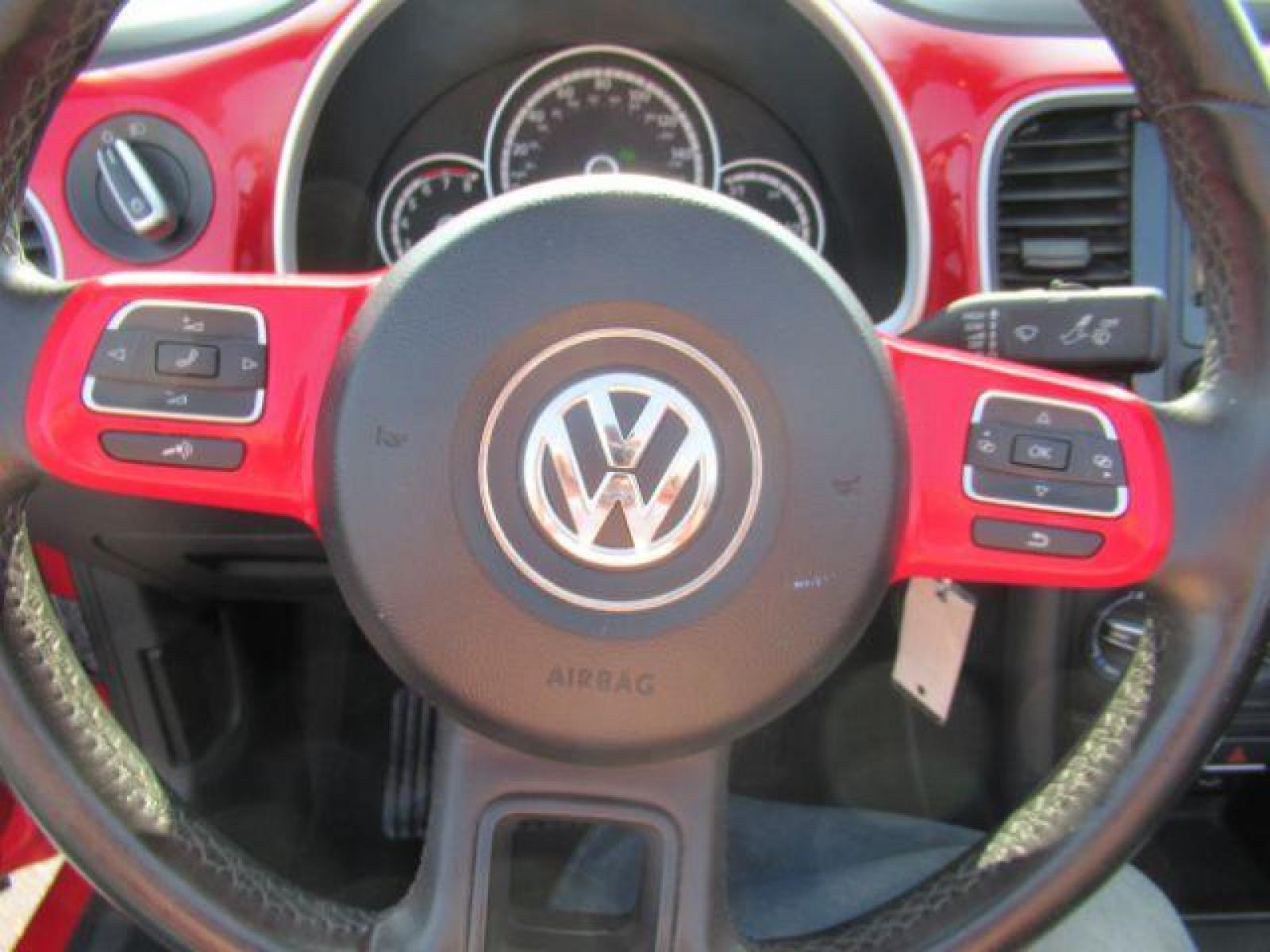 2015 RED /RED Volkswagen Beetle 1.8T PZEV Convertible (3VW517AT7FM) , 6-Speed Automatic transmission, located at 1235 N Woodruff Ave., Idaho Falls, 83401, (208) 523-1053, 43.507172, -112.000488 - Photo #13