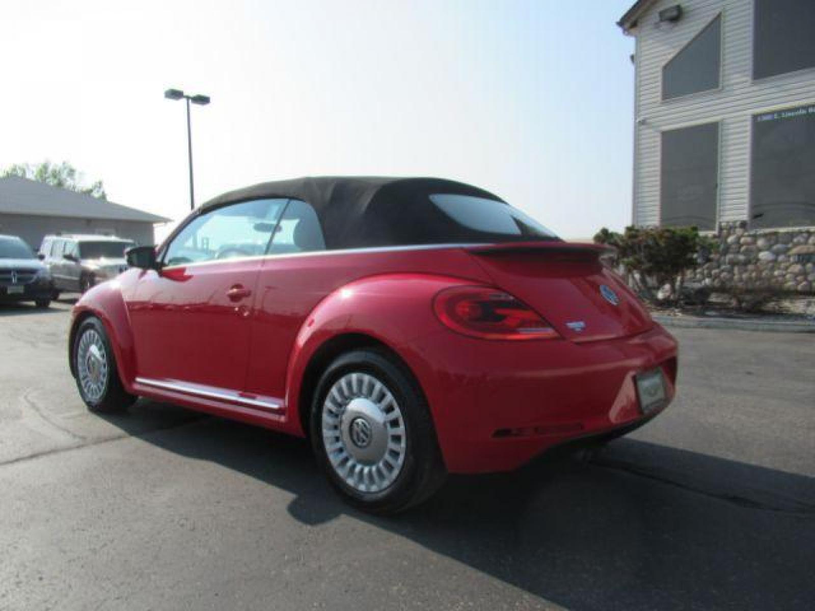 2015 RED /RED Volkswagen Beetle 1.8T PZEV Convertible (3VW517AT7FM) , 6-Speed Automatic transmission, located at 1235 N Woodruff Ave., Idaho Falls, 83401, (208) 523-1053, 43.507172, -112.000488 - At Timberline Auto it is always easy to find a great deal on your next vehicle! Our experienced sales staff can help find the right vehicle will fit your needs. Our knowledgeable finance department has options for almost any credit score. We offer many warranty contract options to protect you new pr - Photo #2