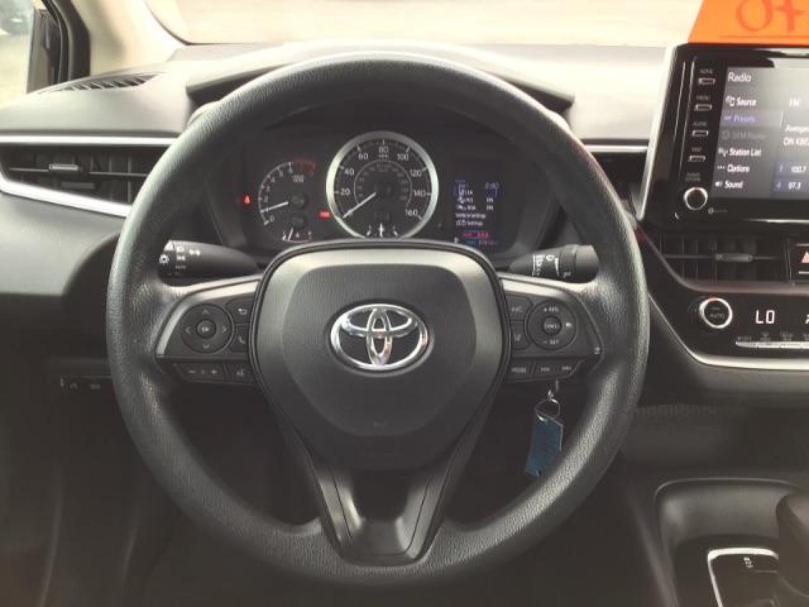 2021 BLACK /Black, cloth Toyota Corolla LE (5YFEPMAE1MP) with an 1.8L L4 DOHC 16V engine, Automatic transmission, located at 1235 N Woodruff Ave., Idaho Falls, 83401, (208) 523-1053, 43.507172, -112.000488 - Photo #20