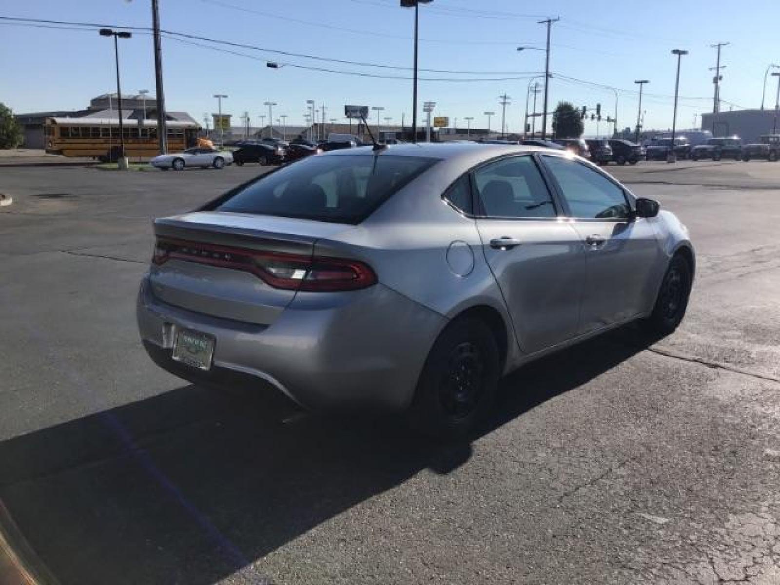 2016 SILVER /SILVER Dodge Dart SE (1C3CDFAA6GD) with an 2.0L L4 DOHC 16V TURBO engine, 6-Speed Automatic | 6-Speed Manual transmission, located at 1235 N Woodruff Ave., Idaho Falls, 83401, (208) 523-1053, 43.507172, -112.000488 - At Timberline Auto it is always easy to find a great deal on your next vehicle! Our experienced sales staff can help find the right vehicle will fit your needs. Our knowledgeable finance department has options for almost any credit score. We offer many warranty contract options to protect you new pr - Photo #3