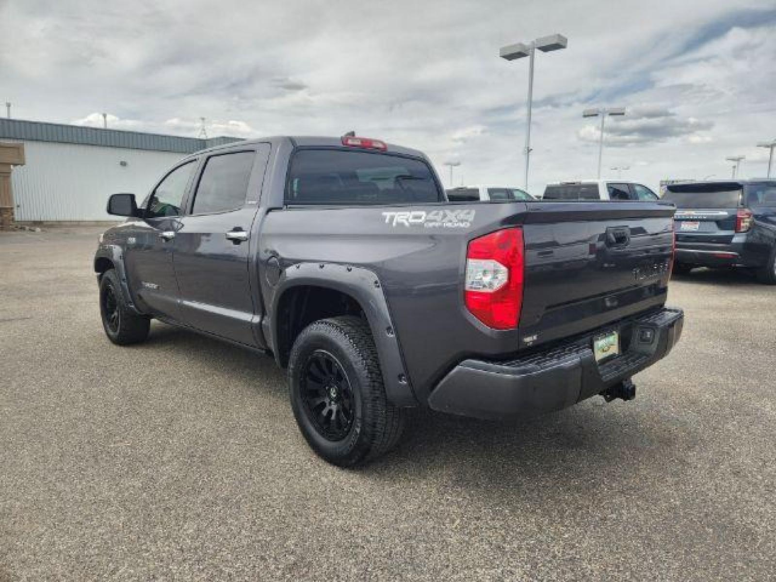 2021 Magnetic Gray Metallic /Black, leather Toyota Tundra Limited 5.7L CrewMax 4WD (5TFHY5F18MX) with an 5.7L V8 DOHC 32V engine, Automatic transmission, located at 1235 N Woodruff Ave., Idaho Falls, 83401, (208) 523-1053, 43.507172, -112.000488 - This is one loaded up 2021 Toyota Tundra!! The LIMITED package offers JBL premium sound, remote start, heated seats, blind spot monitors, lane assist, front collision avoidance, power running boards, and so much more! The Tundra CrewMax has massive amounts of leg room and storage room. Your new pre- - Photo #3