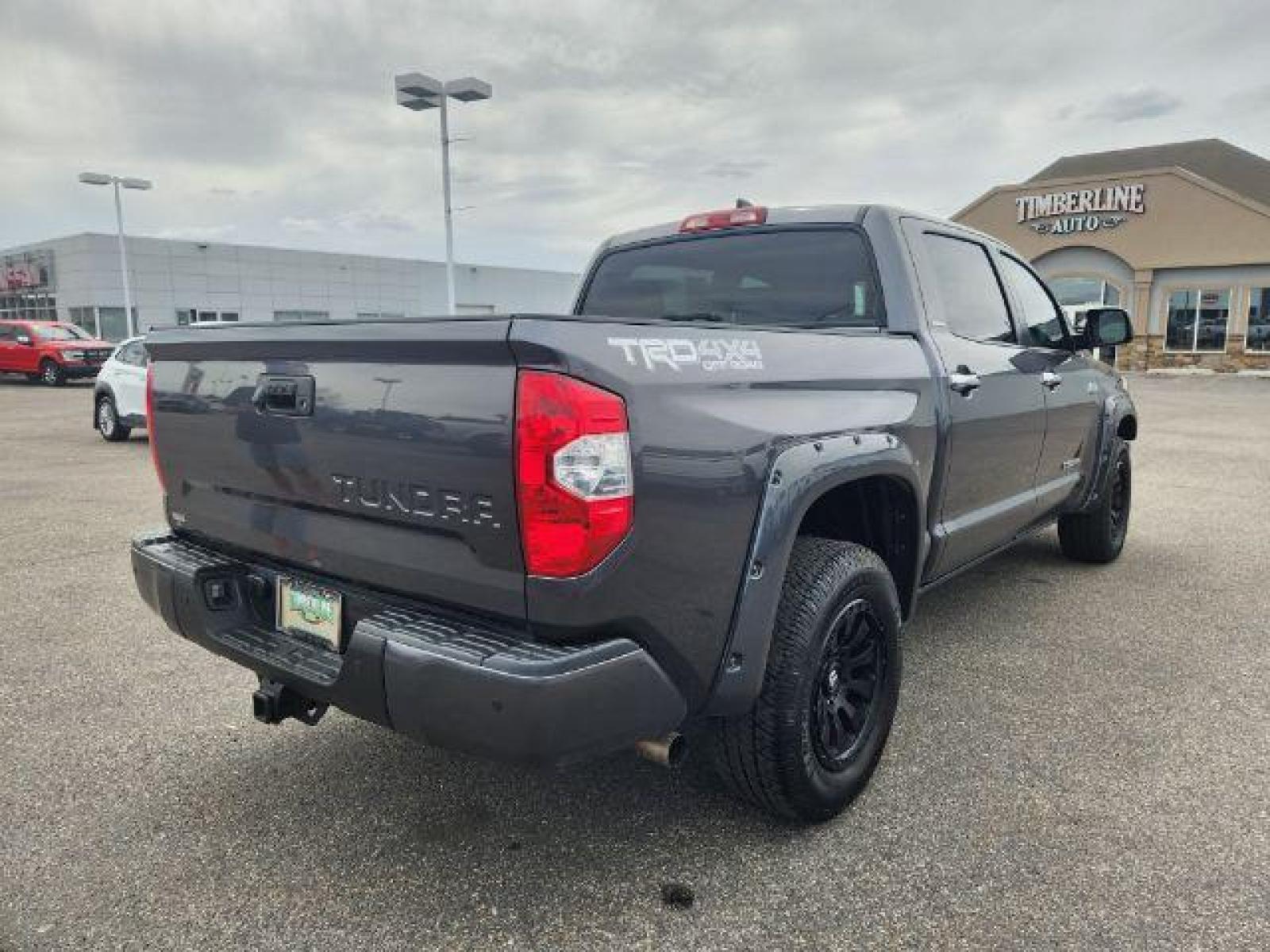 2021 Magnetic Gray Metallic /Black, leather Toyota Tundra Limited 5.7L CrewMax 4WD (5TFHY5F18MX) with an 5.7L V8 DOHC 32V engine, Automatic transmission, located at 1235 N Woodruff Ave., Idaho Falls, 83401, (208) 523-1053, 43.507172, -112.000488 - This is one loaded up 2021 Toyota Tundra!! The LIMITED package offers JBL premium sound, remote start, heated seats, blind spot monitors, lane assist, front collision avoidance, power running boards, and so much more! The Tundra CrewMax has massive amounts of leg room and storage room. Your new pre- - Photo #5