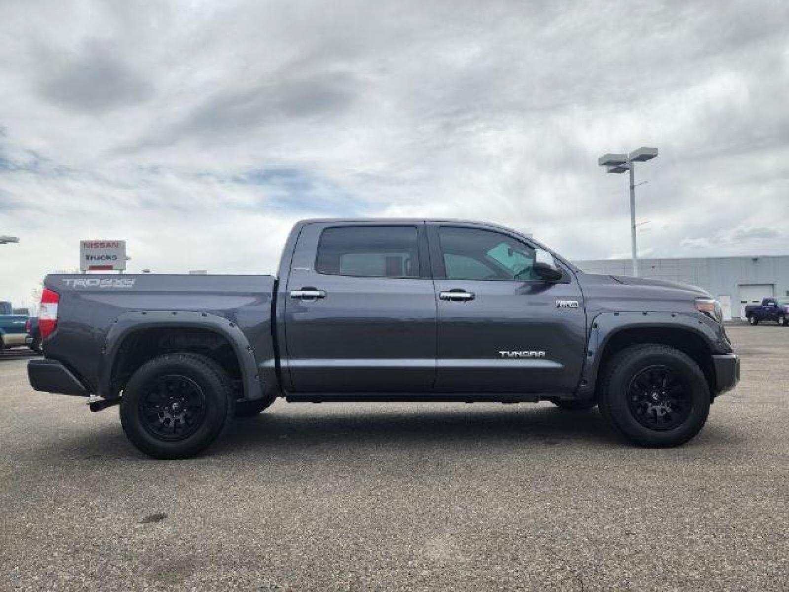 2021 Magnetic Gray Metallic /Black, leather Toyota Tundra Limited 5.7L CrewMax 4WD (5TFHY5F18MX) with an 5.7L V8 DOHC 32V engine, Automatic transmission, located at 1235 N Woodruff Ave., Idaho Falls, 83401, (208) 523-1053, 43.507172, -112.000488 - This is one loaded up 2021 Toyota Tundra!! The LIMITED package offers JBL premium sound, remote start, heated seats, blind spot monitors, lane assist, front collision avoidance, power running boards, and so much more! The Tundra CrewMax has massive amounts of leg room and storage room. Your new pre- - Photo #6