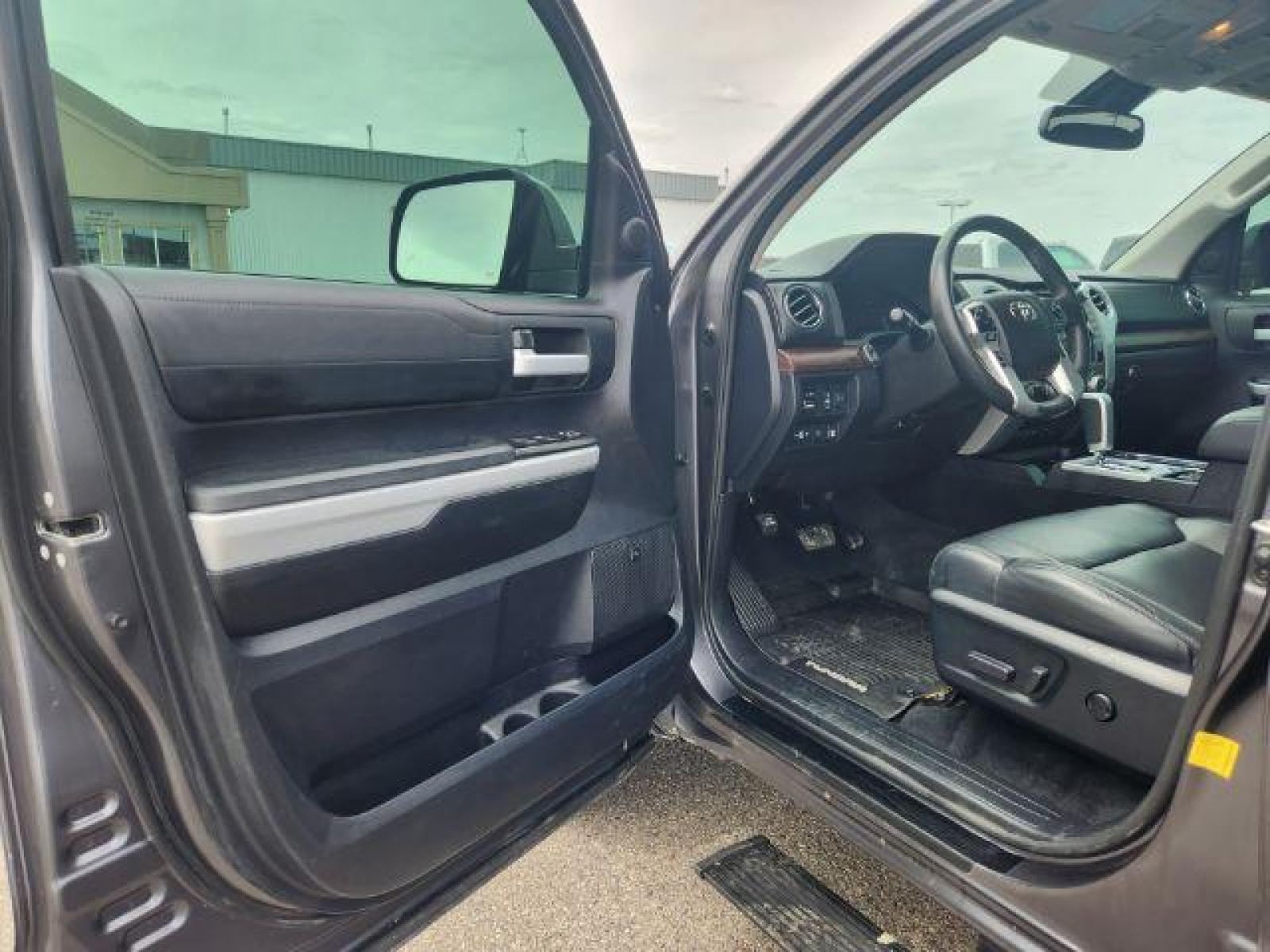 2021 Magnetic Gray Metallic /Black, leather Toyota Tundra Limited 5.7L CrewMax 4WD (5TFHY5F18MX) with an 5.7L V8 DOHC 32V engine, Automatic transmission, located at 1235 N Woodruff Ave., Idaho Falls, 83401, (208) 523-1053, 43.507172, -112.000488 - This is one loaded up 2021 Toyota Tundra!! The LIMITED package offers JBL premium sound, remote start, heated seats, blind spot monitors, lane assist, front collision avoidance, power running boards, and so much more! The Tundra CrewMax has massive amounts of leg room and storage room. Your new pre- - Photo #9
