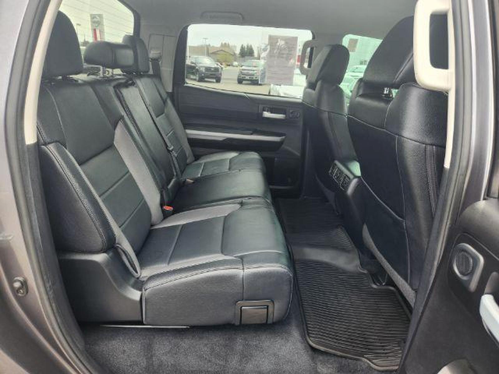 2021 Magnetic Gray Metallic /Black, leather Toyota Tundra Limited 5.7L CrewMax 4WD (5TFHY5F18MX) with an 5.7L V8 DOHC 32V engine, Automatic transmission, located at 1235 N Woodruff Ave., Idaho Falls, 83401, (208) 523-1053, 43.507172, -112.000488 - This is one loaded up 2021 Toyota Tundra!! The LIMITED package offers JBL premium sound, remote start, heated seats, blind spot monitors, lane assist, front collision avoidance, power running boards, and so much more! The Tundra CrewMax has massive amounts of leg room and storage room. Your new pre- - Photo #18