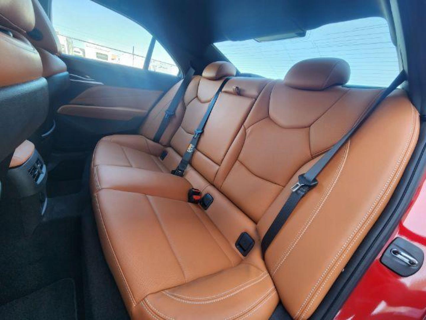 2022 Infrared Tintcoat /Cinnamon w/Jet Black Accents Cadillac CT4 Premium Luxury (1G6DF5RL7N0) with an 2.7L L4 DOHC 16V TURBO engine, 8-Speed Automatic transmission, located at 1235 N Woodruff Ave., Idaho Falls, 83401, (208) 523-1053, 43.507172, -112.000488 - Wow, just wow!! This is one really nice car! It will check all the boxes- fuel efficient, powerful, AWD, comfortable, luxurious, great looking, roomy, fun to drive, the list goes on and on! It has all the driver safety options, heads up display, adjustable driving specs, navigation, Apple car play, - Photo#16