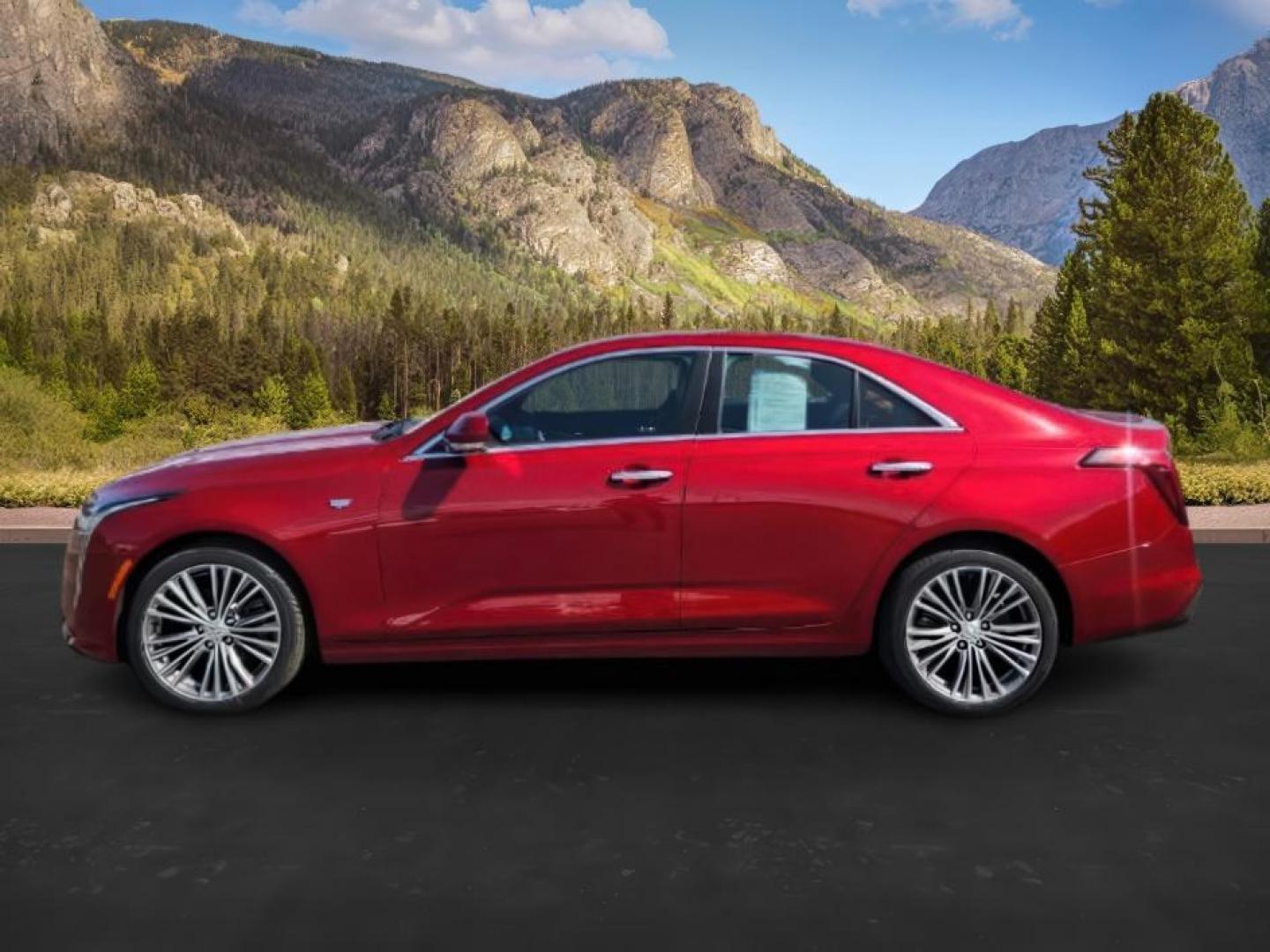 2022 Infrared Tintcoat /Cinnamon w/Jet Black Accents Cadillac CT4 (1G6DF5RL7N0) with an 27L L4 DOHC 16V TURBO engine, Automatic transmission, located at 1175 N Woodruff Ave, Idaho Falls, ID, 83401, 43.506901, -111.999657 - Wow, just wow!! This is one really nice car! It will check all the boxes- fuel efficient, powerful, AWD, comfortable, luxurious, great looking, roomy, fun to drive, the list goes on and on! It has all the driver safety options, heads up display, adjustable driving specs, navigation, Apple car play, - Photo#2