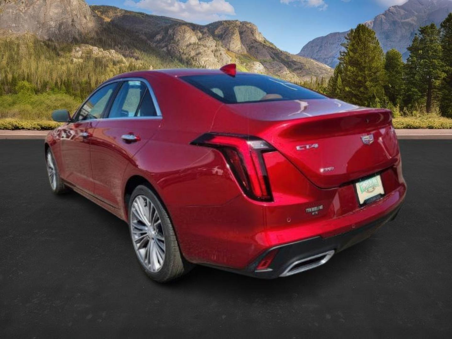 2022 Infrared Tintcoat /Cinnamon w/Jet Black Accents Cadillac CT4 (1G6DF5RL7N0) with an 27L L4 DOHC 16V TURBO engine, Automatic transmission, located at 1175 N Woodruff Ave, Idaho Falls, ID, 83401, 43.506901, -111.999657 - Wow, just wow!! This is one really nice car! It will check all the boxes- fuel efficient, powerful, AWD, comfortable, luxurious, great looking, roomy, fun to drive, the list goes on and on! It has all the driver safety options, heads up display, adjustable driving specs, navigation, Apple car play, - Photo#3
