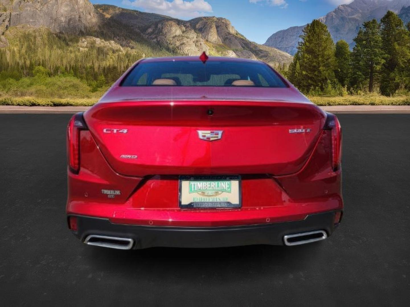 2022 Infrared Tintcoat /Cinnamon w/Jet Black Accents Cadillac CT4 (1G6DF5RL7N0) with an 27L L4 DOHC 16V TURBO engine, Automatic transmission, located at 1175 N Woodruff Ave, Idaho Falls, ID, 83401, 43.506901, -111.999657 - Wow, just wow!! This is one really nice car! It will check all the boxes- fuel efficient, powerful, AWD, comfortable, luxurious, great looking, roomy, fun to drive, the list goes on and on! It has all the driver safety options, heads up display, adjustable driving specs, navigation, Apple car play, - Photo#4