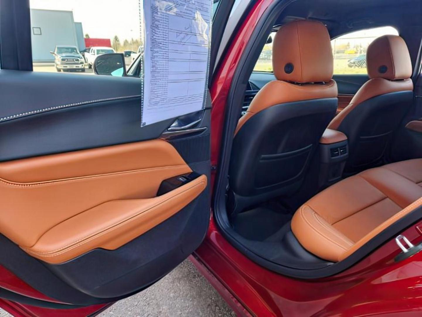 2022 Infrared Tintcoat /Cinnamon w/Jet Black Accents Cadillac CT4 (1G6DF5RL7N0) with an 27L L4 DOHC 16V TURBO engine, Automatic transmission, located at 1175 N Woodruff Ave, Idaho Falls, ID, 83401, 43.506901, -111.999657 - Wow, just wow!! This is one really nice car! It will check all the boxes- fuel efficient, powerful, AWD, comfortable, luxurious, great looking, roomy, fun to drive, the list goes on and on! It has all the driver safety options, heads up display, adjustable driving specs, navigation, Apple car play, - Photo#14