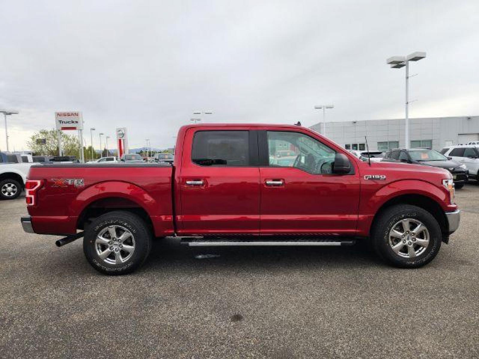 2019 Ruby Red Metallic Tinted Clear Coat /Medium Earth Gray, cloth Ford F-150 XLT SuperCrew 5.5-ft. Bed 4WD (1FTEW1EP4KK) with an 2.7L V6 DOHC 24V engine, Automatic transmission, located at 1235 N Woodruff Ave., Idaho Falls, 83401, (208) 523-1053, 43.507172, -112.000488 - Here is your new pre-owned 2019 Ford F-150 XLT with low miles! This pickup is as clean today as it was the day it rolled off of the assembly line! The SuperCrew has all the leg room you need and then some! Your vehicle comes with near new GOOD YEAR WRANGLER tires with 95% tread left on them. Come on - Photo #6